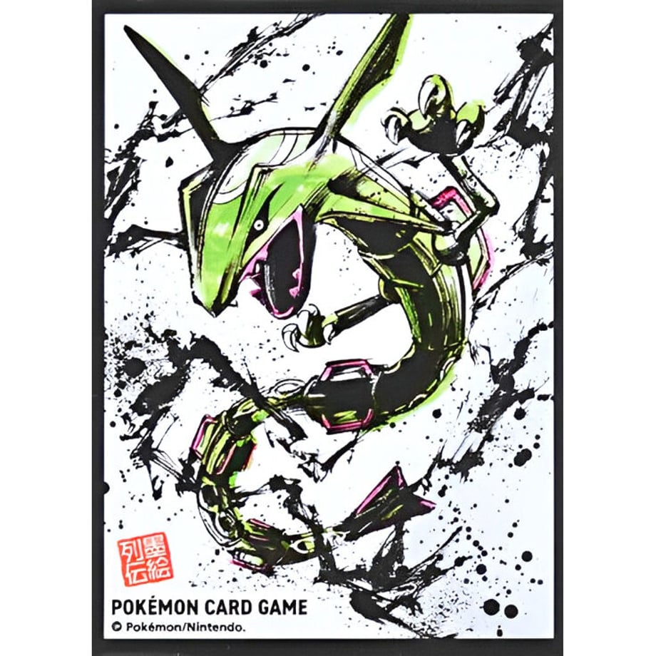 [Rose] Japanese version Pokemon Center exclusive Sumi-e Retsuden Rayquaza Sleeve (2020)