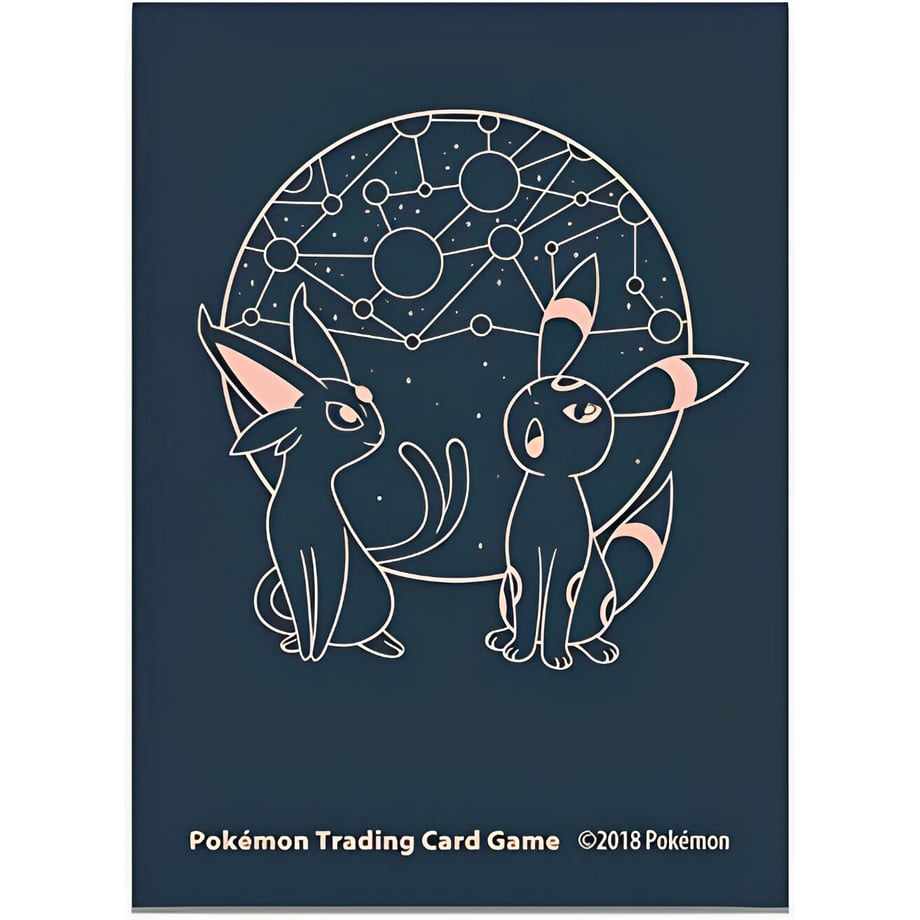 [Rose] Overseas Pokemon Center Exclusive Espeon &amp; Umbreon Starry Constellations (Espeon &amp; Umbreon) Sleeve (2018)