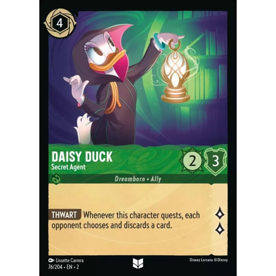 LORCANA Daisy Duck (Secret Agent) - 76/204-EN-2