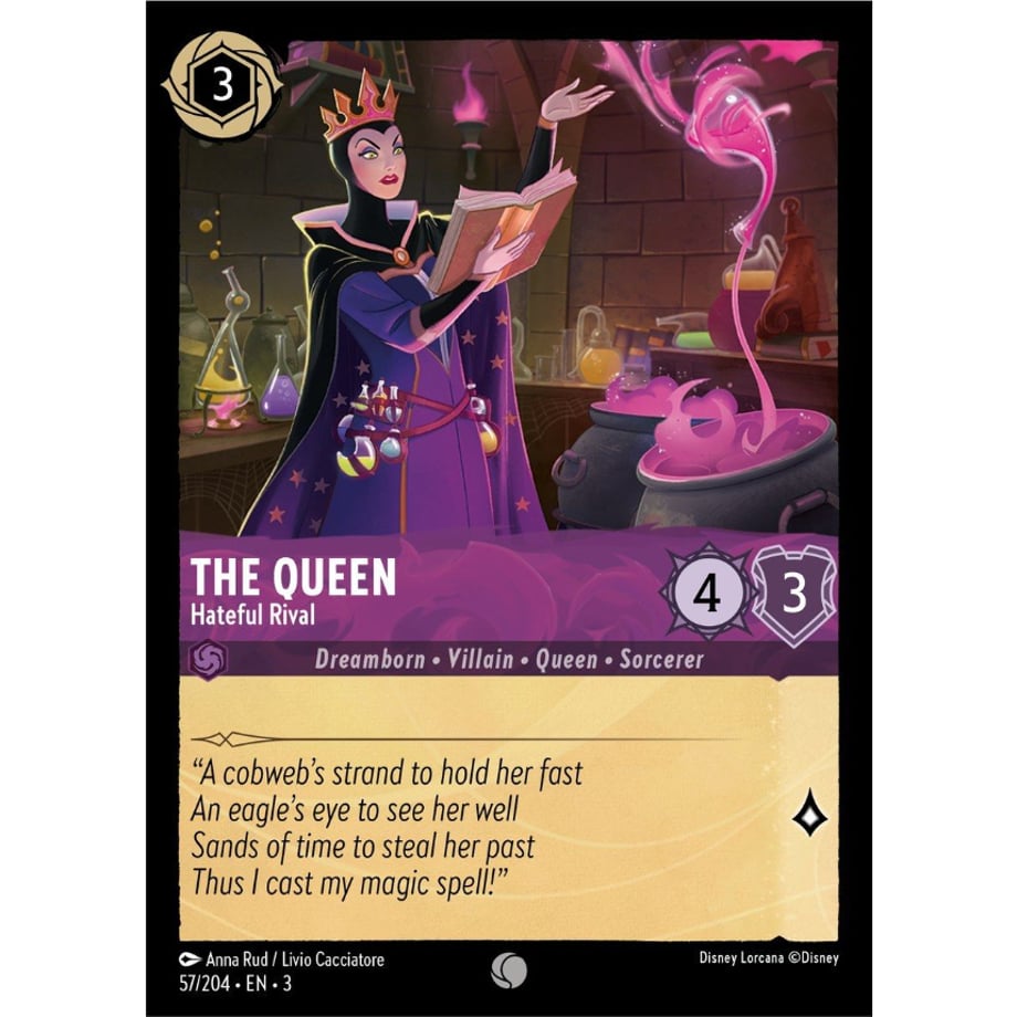 LORCANA The Queen (Hateful Rival) - 57/204-EN-3