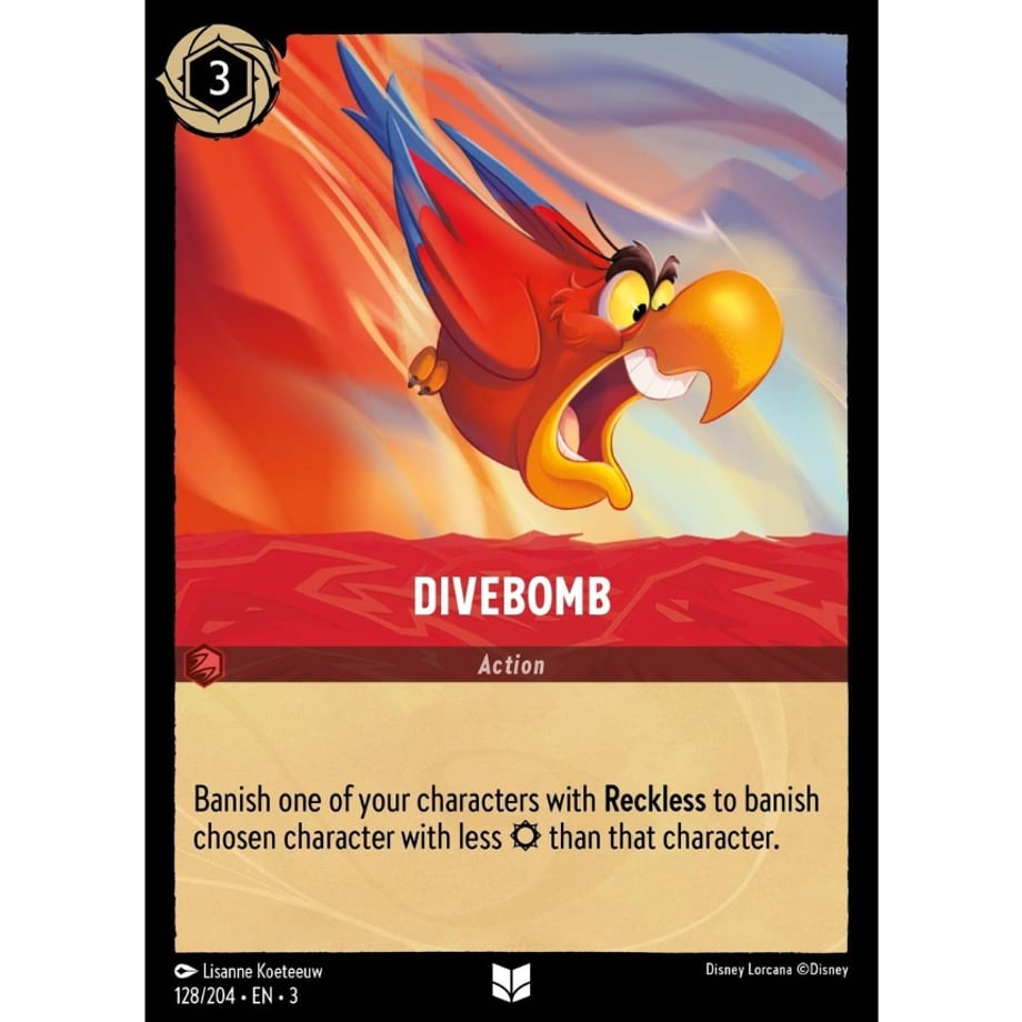 LORCANA Divebomb [Uncommon] / Divebomb - 128/204-EN-3