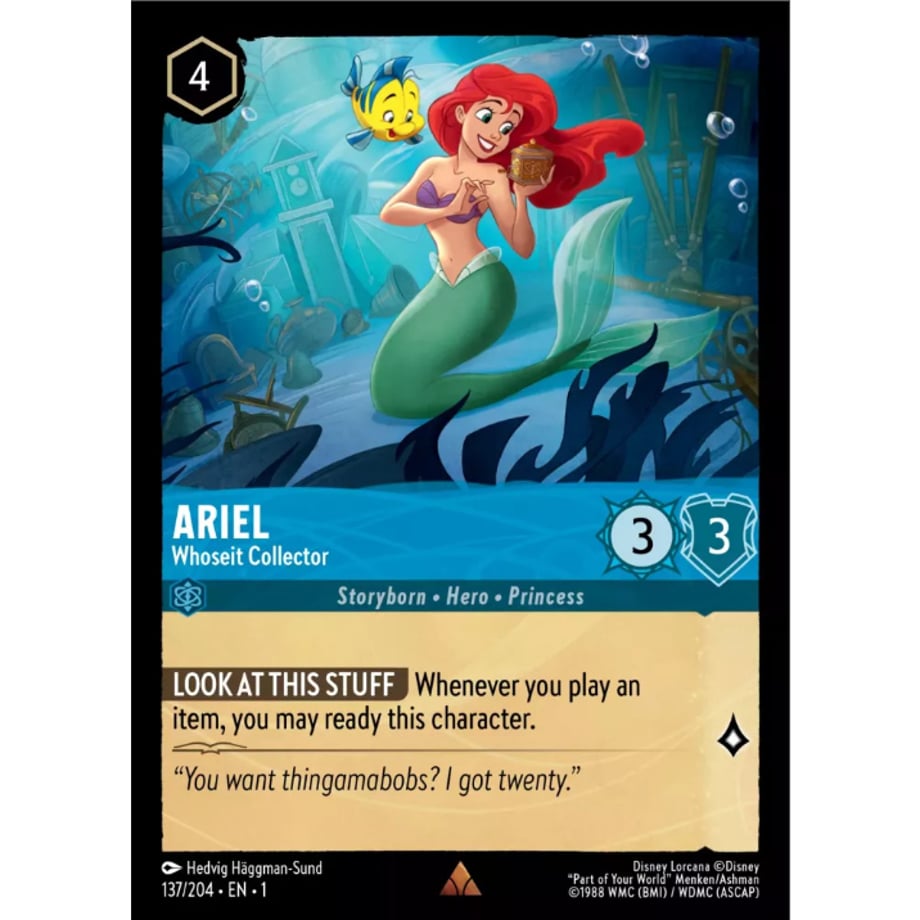 LORCANA Ariel [Rare] / Ariel (Whoseit Collector) - 137/204-EN-1