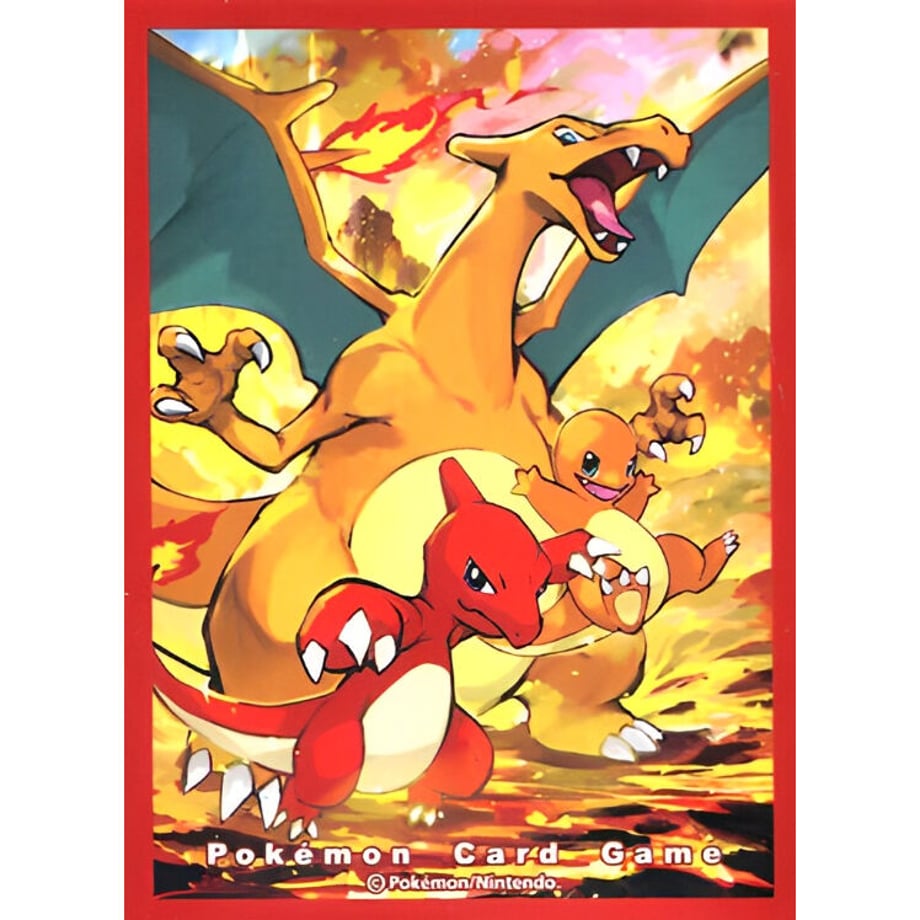 [Rose] Japanese version Pokemon Center exclusive Evolution Lineage Charizard Sleeve (2019)