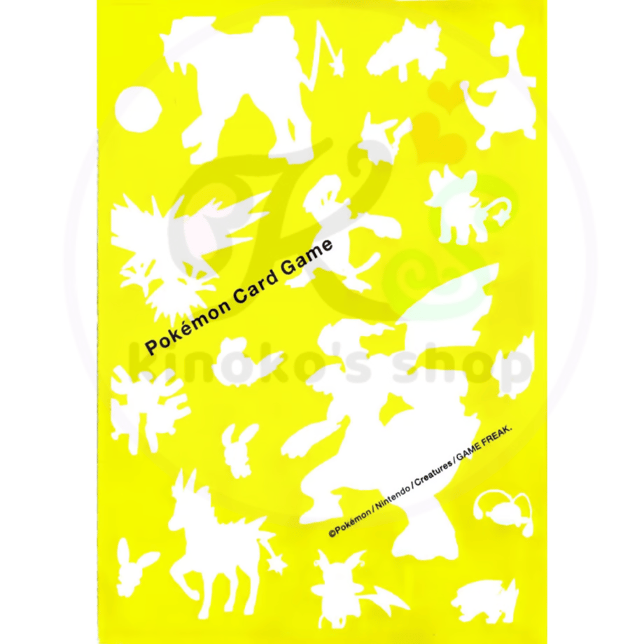 [Rose] Japanese Pokemon Center Exclusive Lightning Type Silhouette Sleeve (2010)