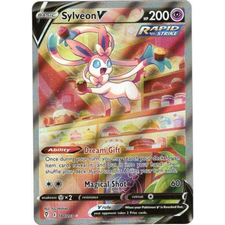 Sylveon V (SA) [SR] / Sylveon V - Evolving Skies (184/203)