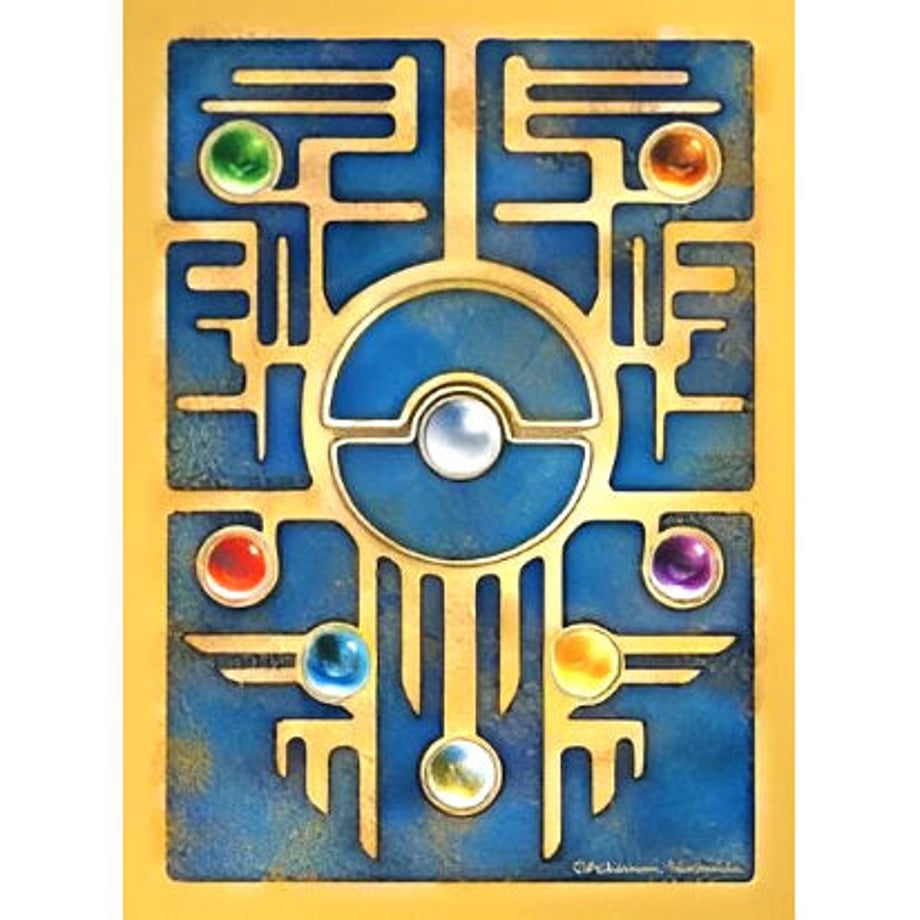 [Rose] Japanese Pokemon Center Exclusive Premium Mat Ancient Card Design (2019)