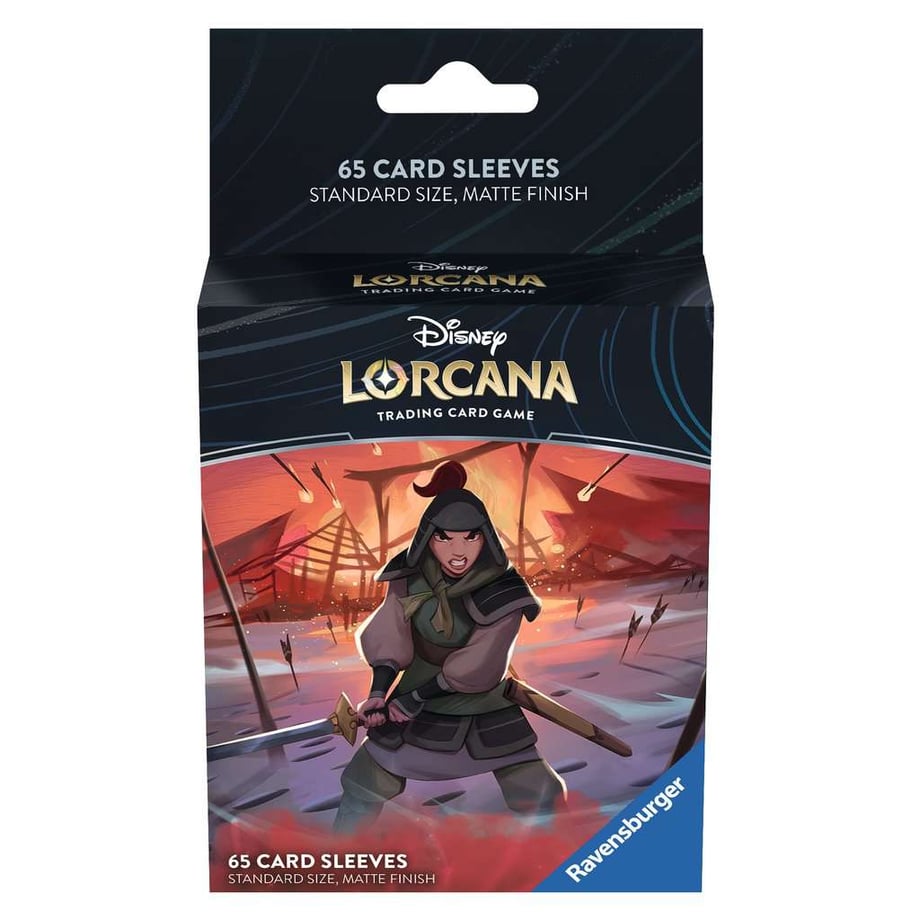 ディズニー LORCANA ムーラン Rise of the Floodborn スリーブ(65枚入り)