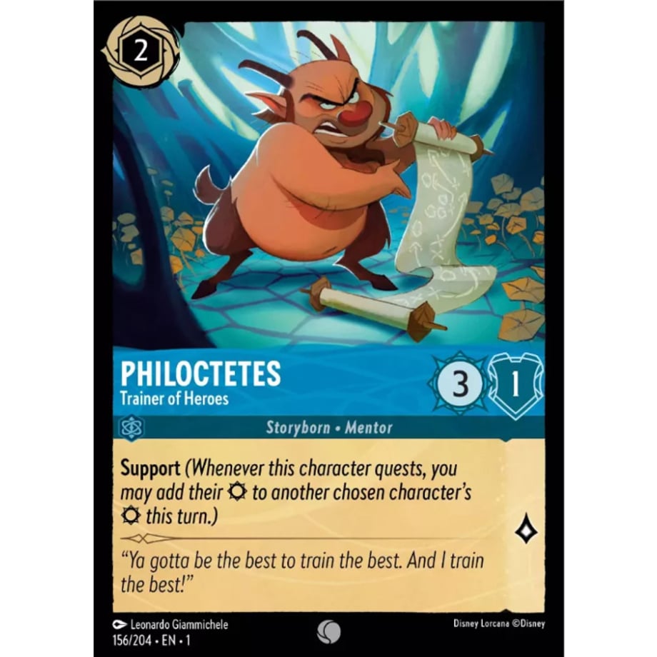 LORCANA Philoctetes (Trainer of Heroes) - 156/204-EN-1