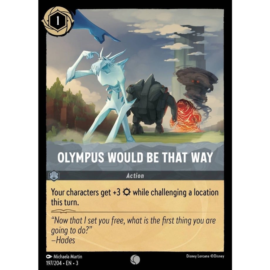 LORCANA Olympus Would Be That Way [Common] / Olympus Would Be That Way - 197/204-EN-3