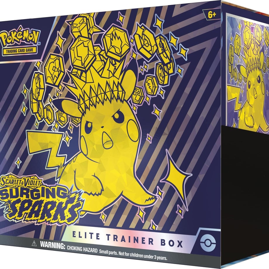 【箱潰れの場合があります】一般流通版 ポケモンカード サージングスパーク Surging Sparks Elite Trainer Box 【ピカチュウ テラスタイプ：ステラ】