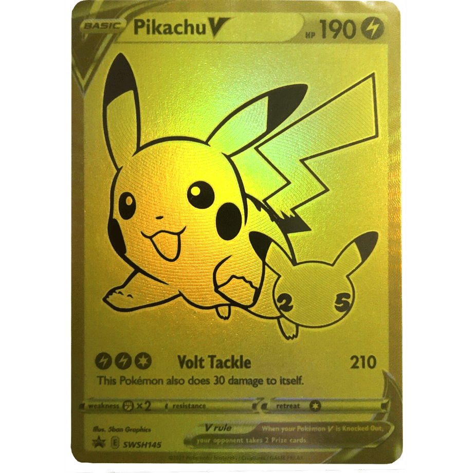 Pikachu V - Sword &amp; Shield Promo Cards (SWSH145)