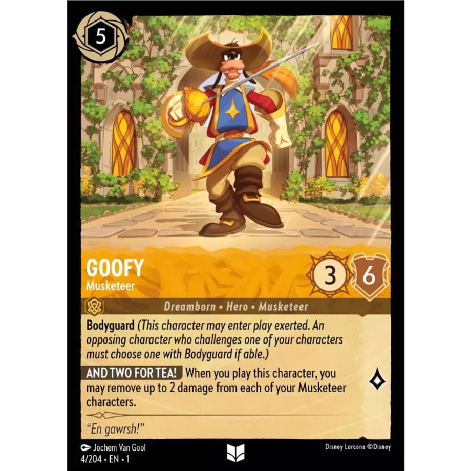 LORCANA Goofy (Musketeer) - 4/204-EN-1(Foil)