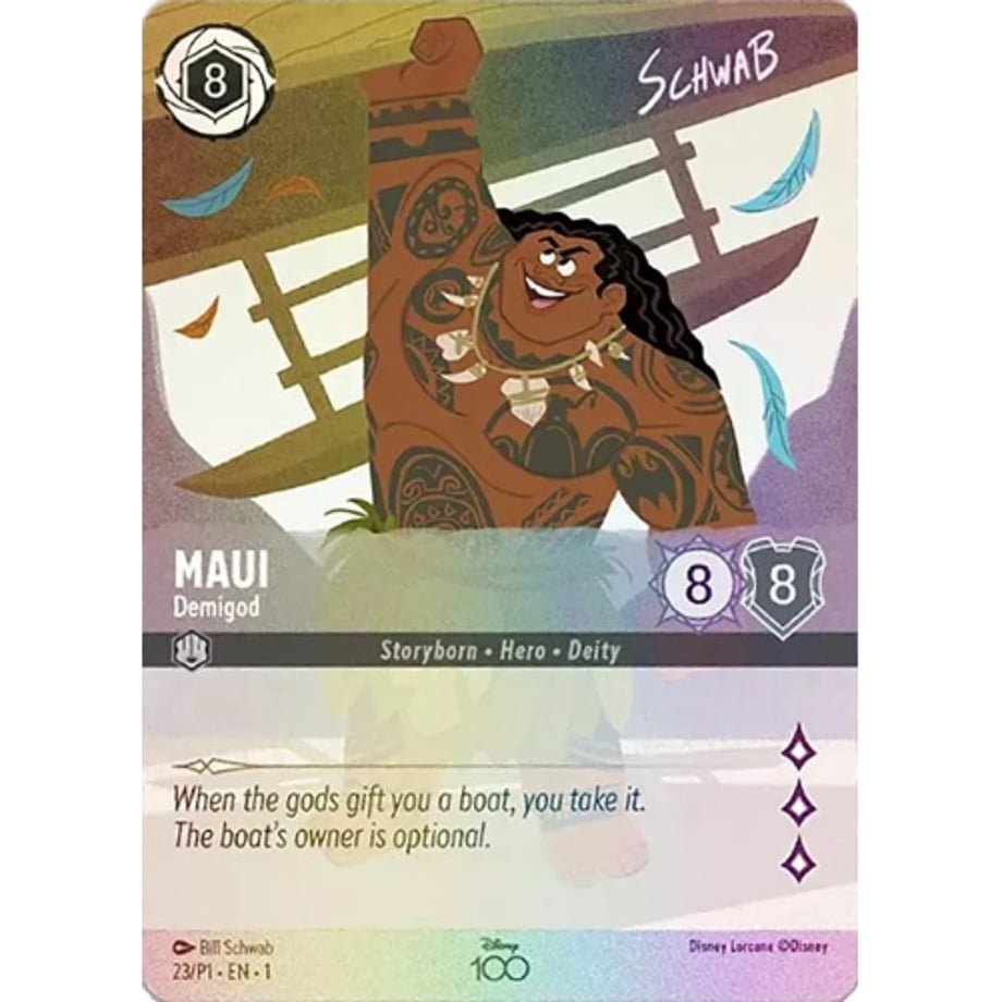 Maui (LORCANA Disney 100% Gift Set Promo) / Maui - Demigod (23/P1-EN-2)