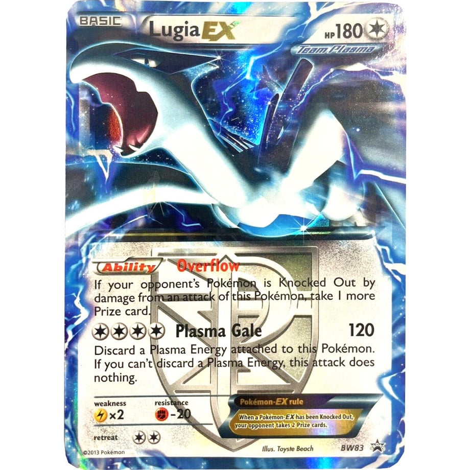 Lugia EX [Overseas exclusive design] / Lugia EX (Team Plasma) - Black and White Promos (BW83)