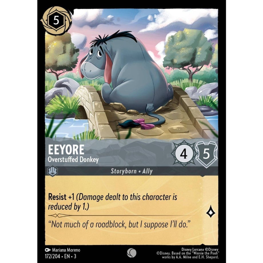 LORCANA Eeyore (Overstuffed Donkey) - 172/204-EN-3