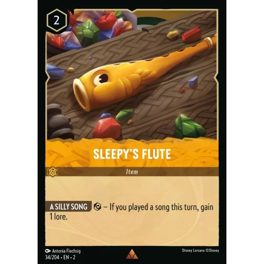 LORCANA Sleepy's Flute [Rare] / Sleepy's Flute - 34/204-EN-2