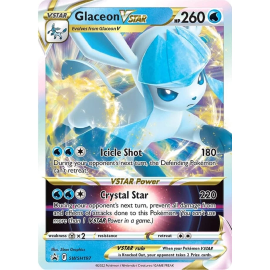 [Jumbo Card] Glacia VSTAR SWSH197 [Regular Size (134mm x 187mm)]