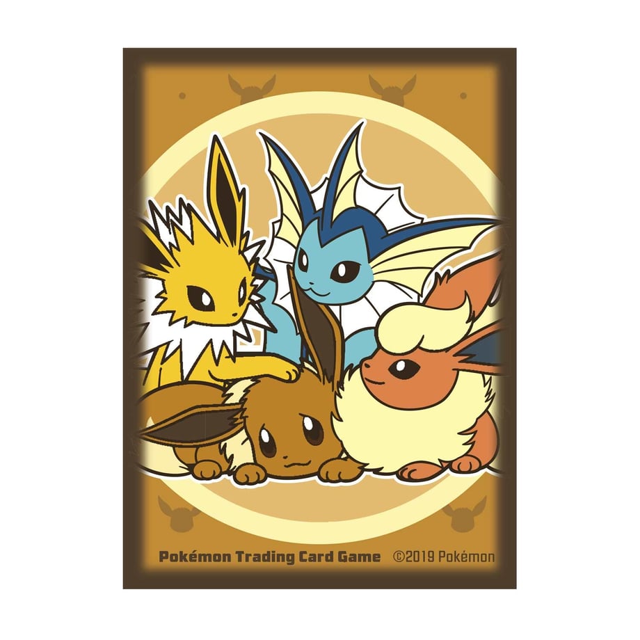 【バラ】 海外ポケセン限定 Eevee Friendship（ブイズ） スリーブ (2019)