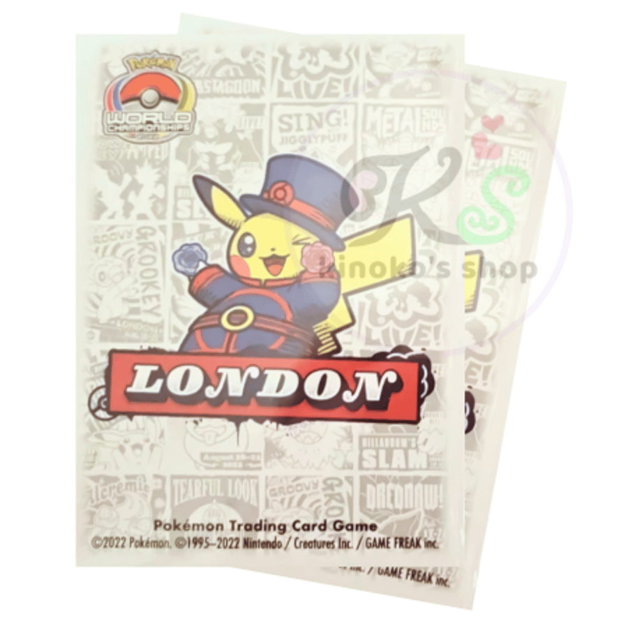 Pokemon Card World ChampionShips London (Player Design) Sleeves (65 Cards)