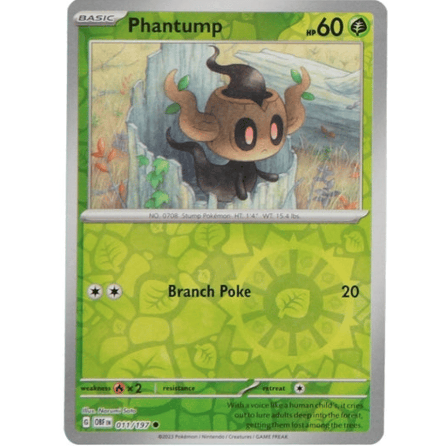 Bokure [Rivahoro] / Phantump - Obsidian Flames (011/197)