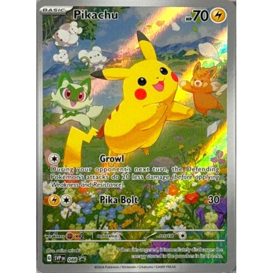 Pikachu (Overseas exclusive design) / Pikachu - Scarlet &amp; Violet Promo Cards (SVPEN088)