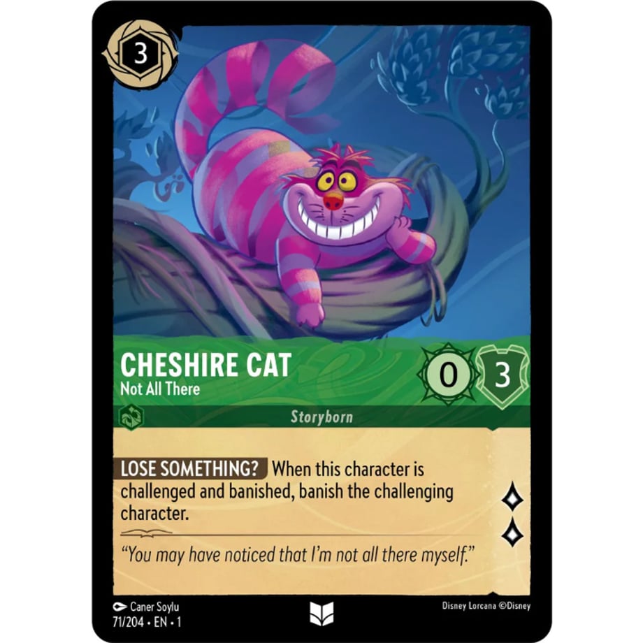 LORCANA Cheshire Cat (Not All There) - 71/204-EN-1