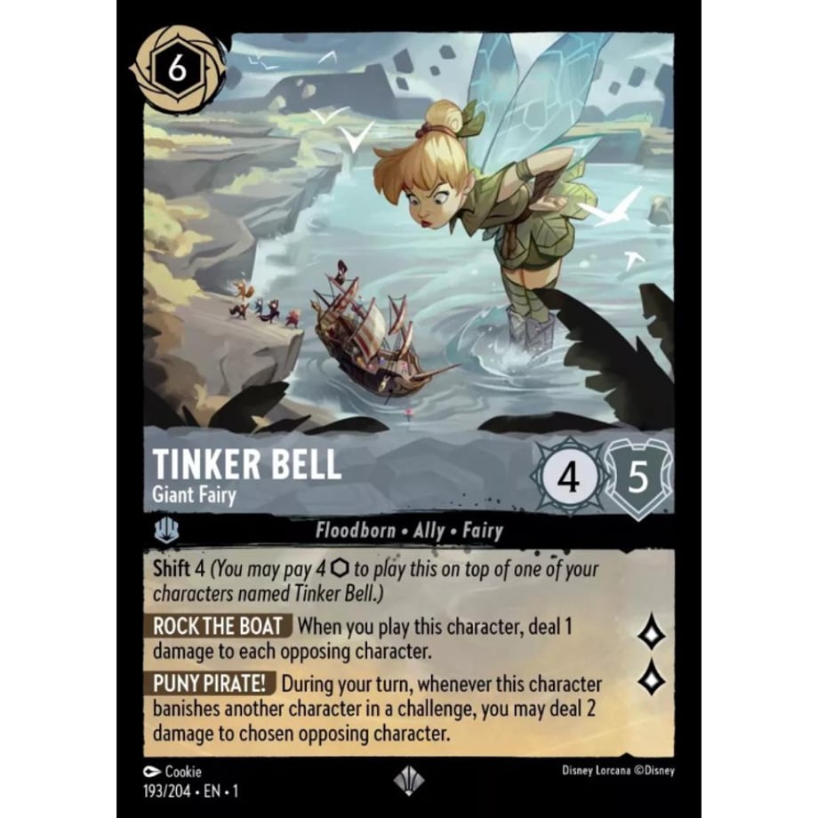 LORCANA Tinker Bell (Giant Fairy) - 193/204-EN-1(Foil)