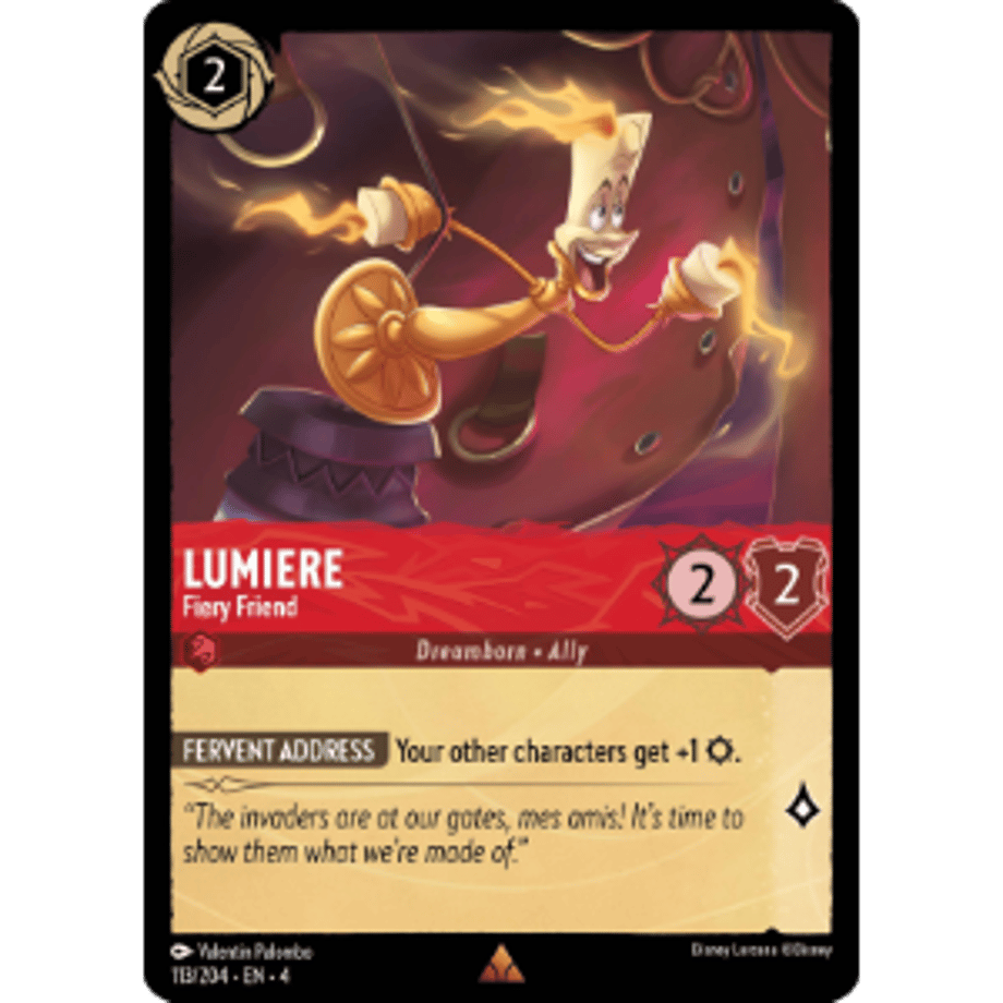 LORCANA Lumiere [Rare] / Lumiere (Fiery Friend) - 113/204-EN-4