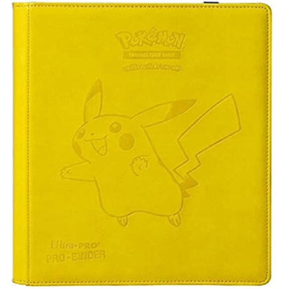 【9ポケット】ポケモンカード ピカチュウ Premium PRO-Binder Yellow, Small