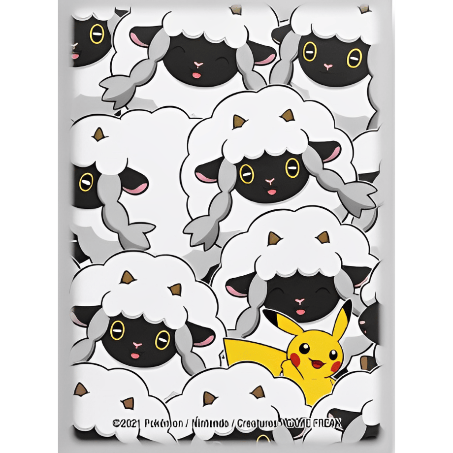 [Rose] Overseas Pokemon Center Exclusive Wooloo Fluffy Flock Sleeve [Resale Edition] (2021)