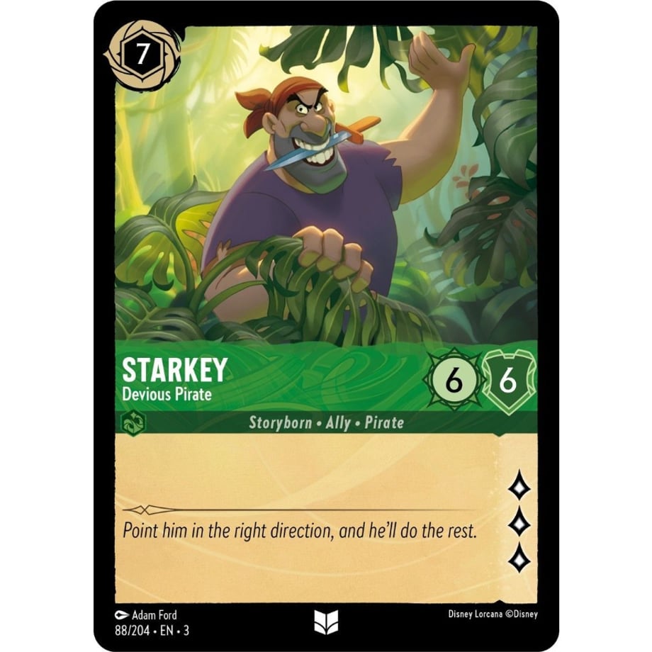 LORCANA Starkey (Devious Pirate) - 88/204-EN-3