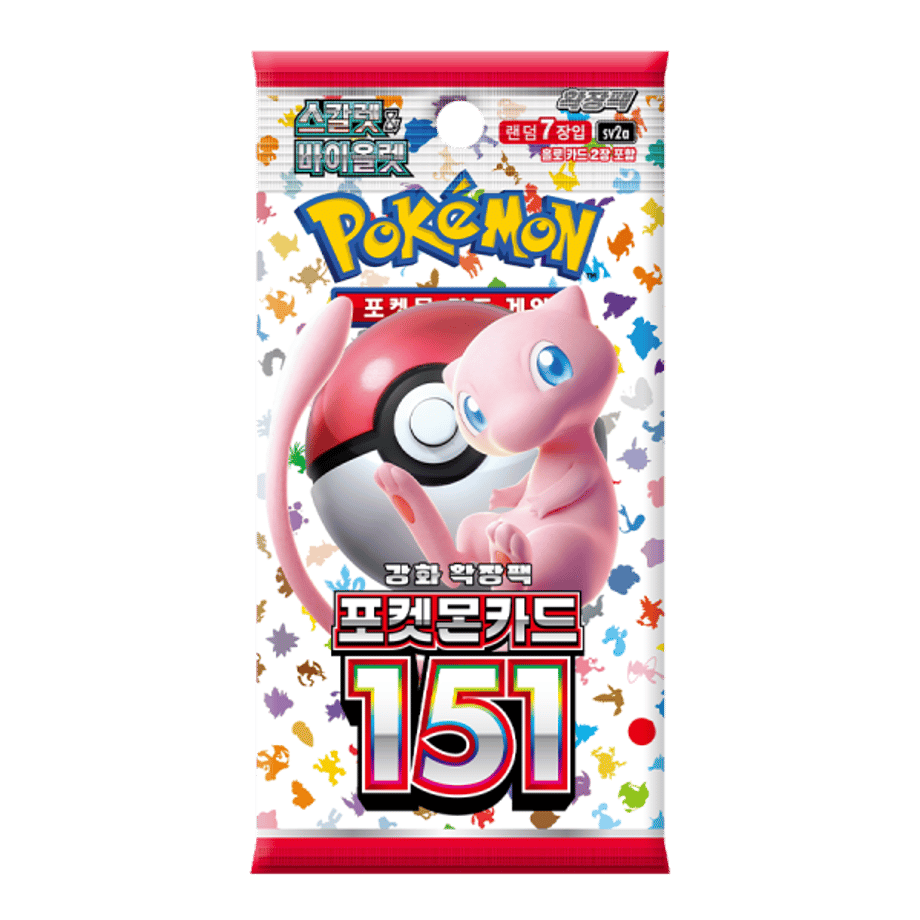 【韓国語版】ポケモンカード  포켓몬 카드 151 7枚入り【ポケモンカード 151】