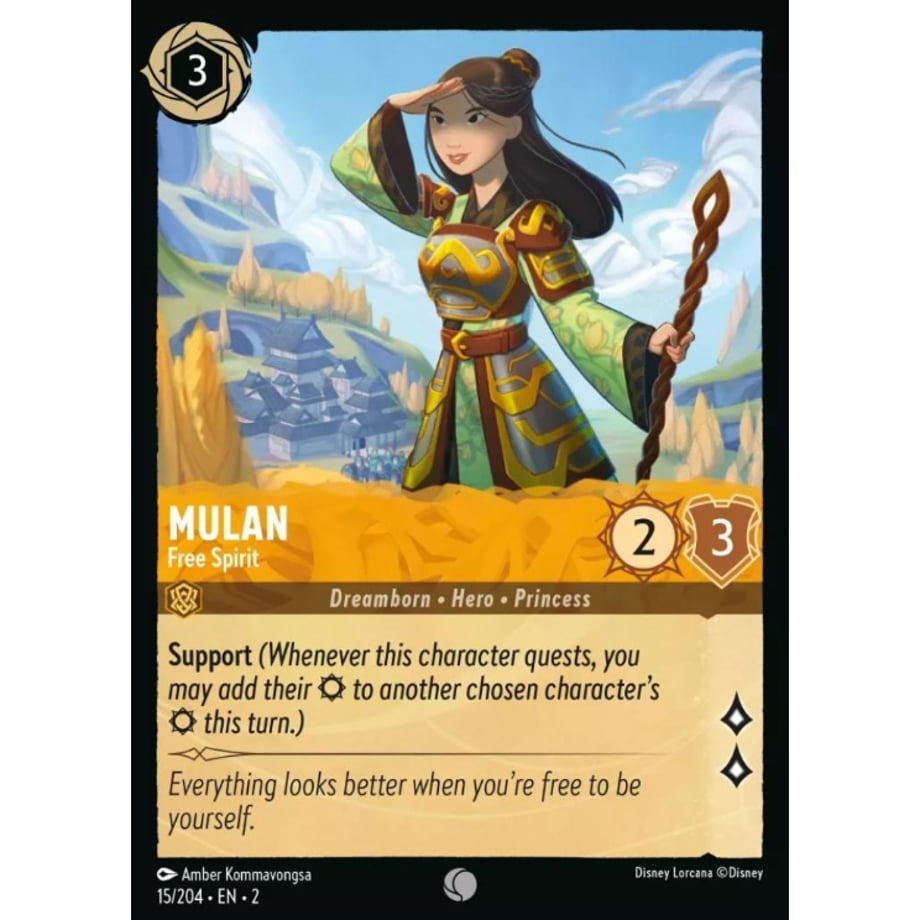 LORCANA Mulan [Common] / Mulan (Free Spirit) - 15/204-EN-2