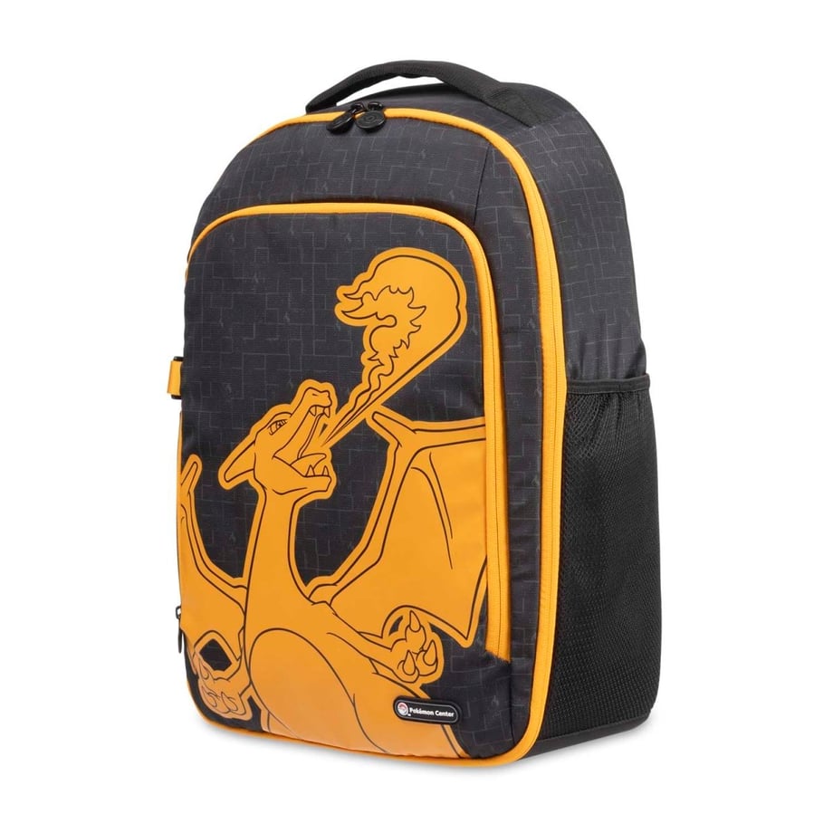 Pokemon Card Scorching Charizard Flamethrower Backpack