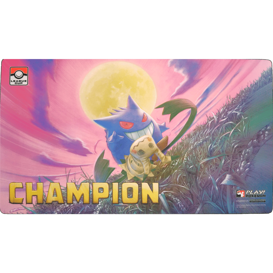 Pokemon Card 2018 League Cups Gengar &amp; Mimikyu Playmat