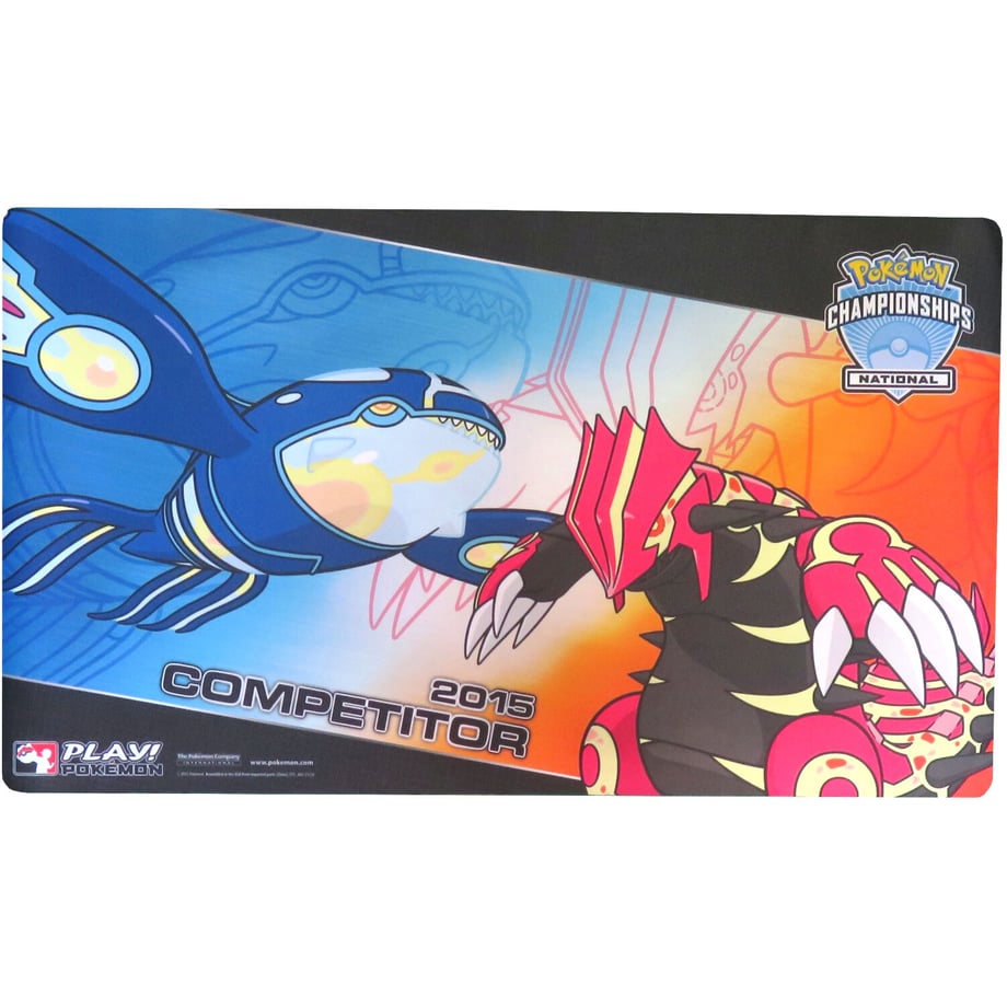 Pokemon Card 2015 National Championships Kyogre &amp; Groudon Playmat