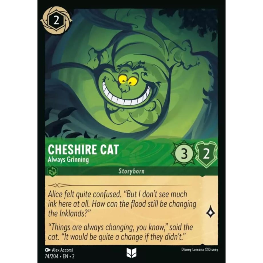 LORCANA Cheshire Cat (Always Grinning) - 74/204-EN-2