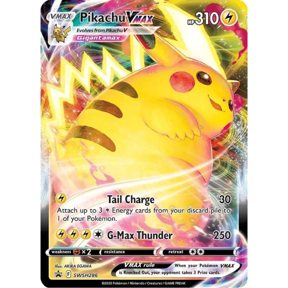 [Jumbo Card] Pikachu VMAX SWSH286 [Regular Size (134mm x 187mm)]