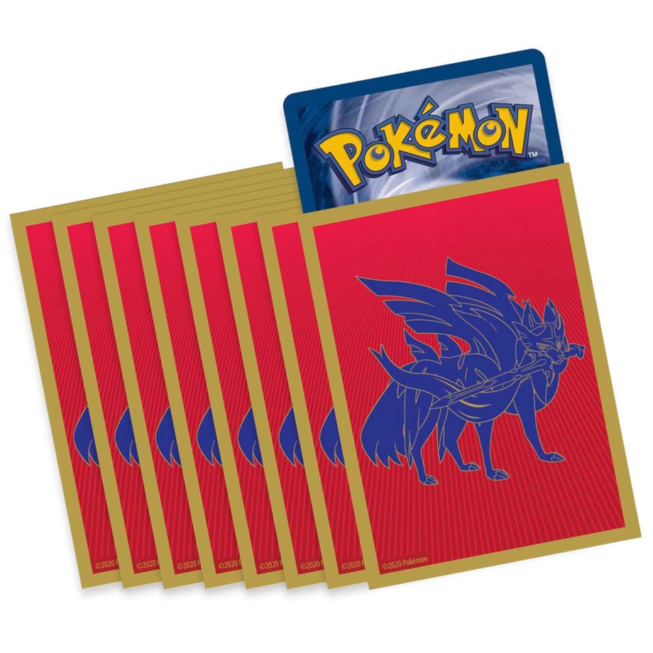 Pokemon Card Sword &amp; Shield Elite Trainer Box Card Sleeves (65 cards) [Zacian]