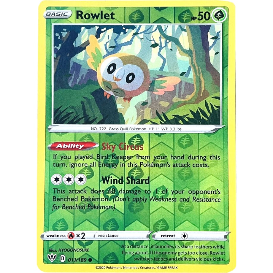 Rowlet - Darkness Ablaze (011/189)