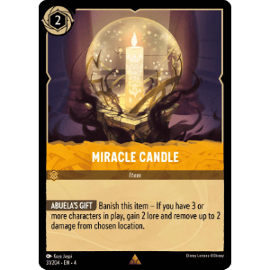 LORCANA Miracle Candle [Rare] / Miracle Candle - 31/204-EN-4