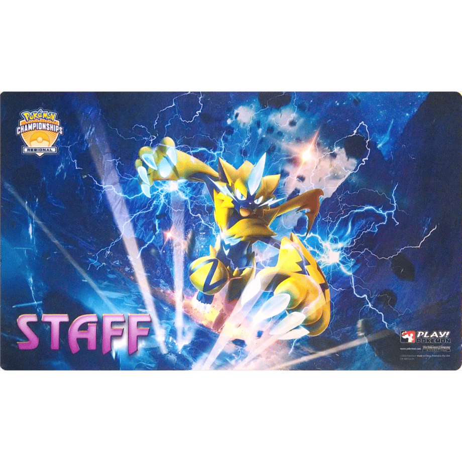 Pokemon Card 2018 Regional Championships Zeraora Playmat [STAFF]