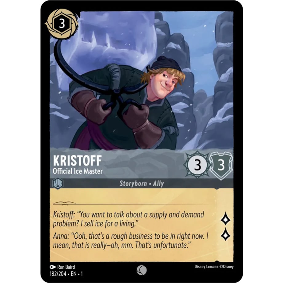 LORCANA Kristoff (Official Ice Master) - 182/204-EN-1