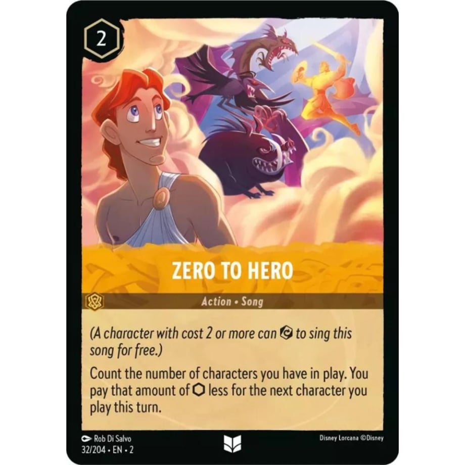 LORCANA Zero To Hero [Uncommon] / Zero To Hero - 32/204-EN-2