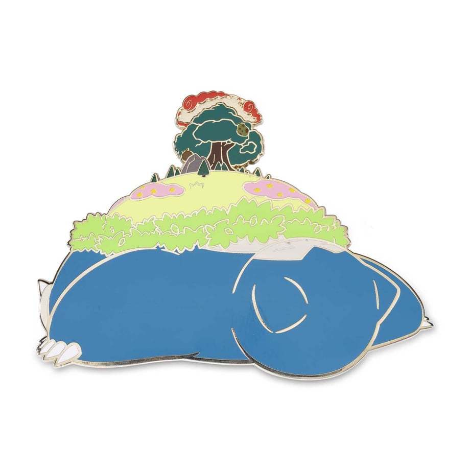 Pokemon Center Exclusive Gigantamax Snorlax Big Size Pin