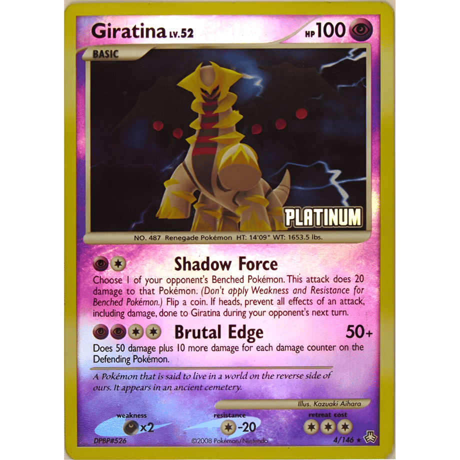 Giratina [Rivahoro] / Giratina - Platinum Burger King Promos (4/146)