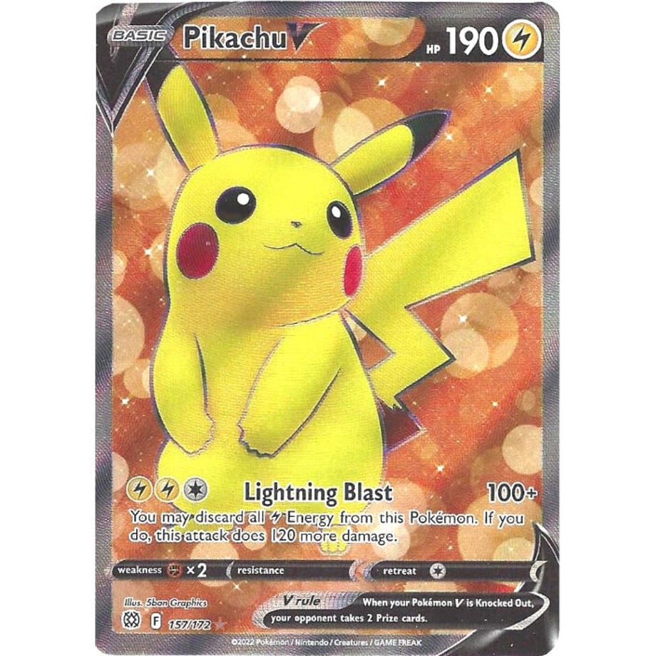 Pikachu V [SR] / Pikachu V - Brilliant Stars (157/172)