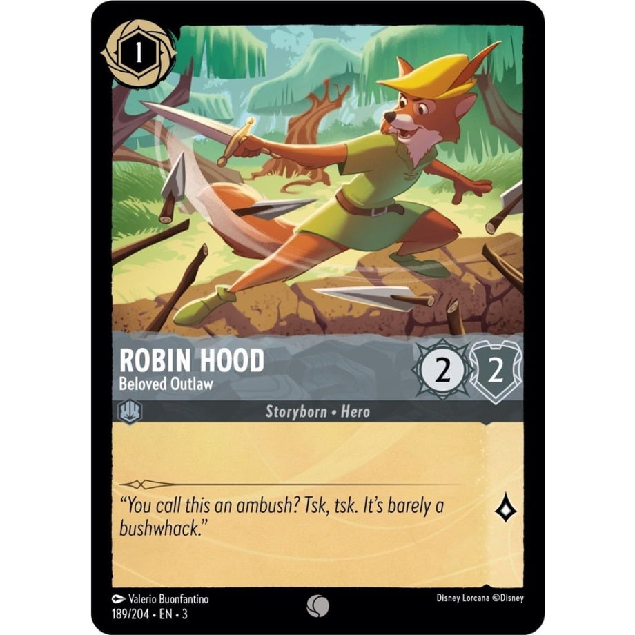 LORCANA Robin Hood (Beloved Outlaw) - 189/204-EN-3