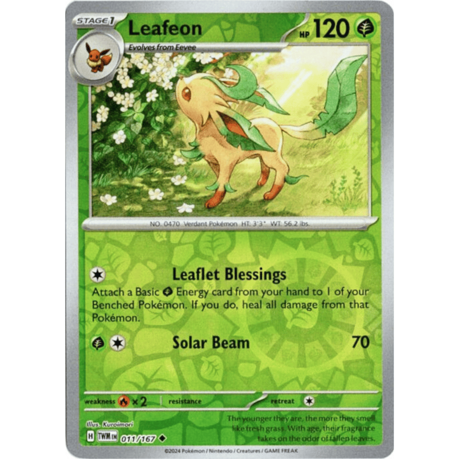 Leafeon - Twilight Masquerade (011/167)