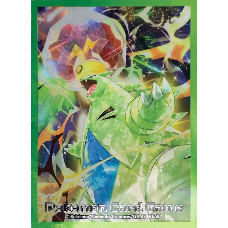 [Rose] Japanese Edition Pokemon Center Exclusive Premium Gloss Thunder Star Tyranitar Sleeve (2023)